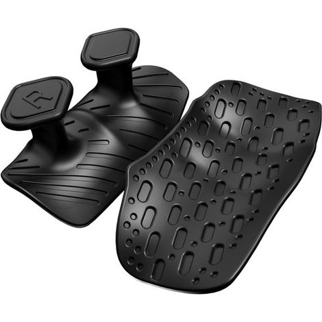 Maniglie ergonomiche antiscivolo per allenamento di forza e fitness, sollevamento manubri, cross-training, trazioni alla sbarra (1 paio) (1/5)