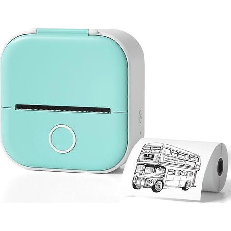 Imprimante d'étiquettes thermique portable mini, imprimante domestique, imprimante de questions erronées pour étudiants, mini imprimante d'étiquettes, étiquette de prix, C (1/5)