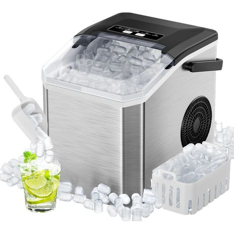Eismaschine, 12 kg tägliche Produktion, schnelle Eisherstellung in 6 Minuten, ZBJ-YH-22, EU (1/2)
