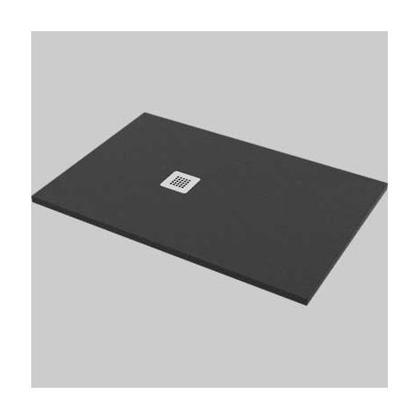 PIATTO DOCCIA RETTANGOLARE EFFETTO PIETRA GRIGIO 80x100 MADE IN ITALY