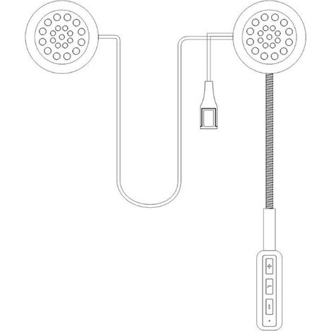 Écouteur Bluetooth pour casque de moto BT008 avec réponse automatique et appels mains libres (1/4)