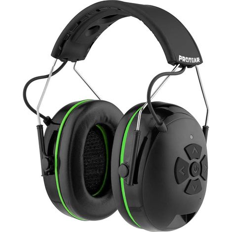 Casque anti Bruit bluetooth 5.4 Mixte, haut-parleurs haute fidélité,Microphone intégré, 120h + de lecture, protection auditive idéale pour la tonte, le travail du bois, SNR 30 dB (1/5)