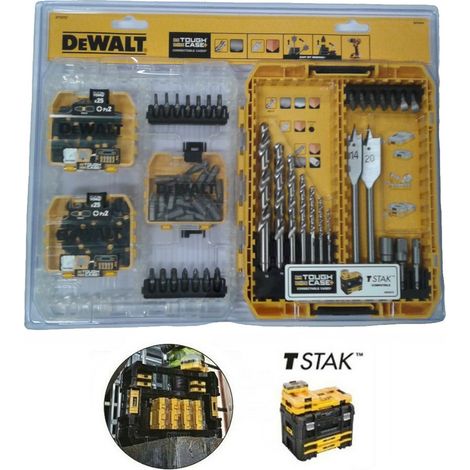 Dewalt Toughcase Extreme Torsion 105 Pc Drill & Bit Set Medium Tough Case TSTAK (1/5)