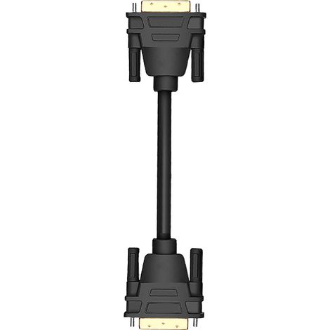 Câble de données DVI mâle-mâle HD 1080p, flexible, plaqué or, 24+1 broches, pour écran d'ordinateur, 1 m / 3,3 pi (1/5)