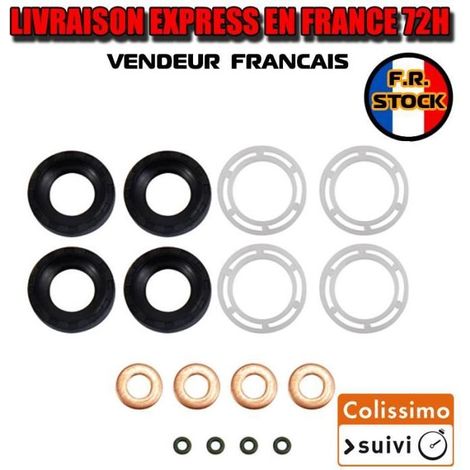 16PCS Kit Joint Injecteur 1.6 HDI CITROEN FORD PEUGEOT FIAT OEM : 198299 - 1609848080 (1/3)