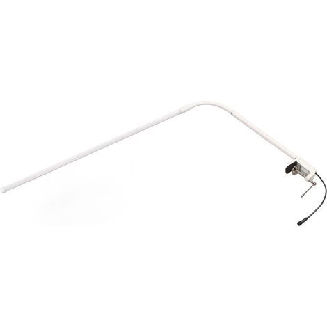 Lampe de Bureau LED à Pince pour Pose de Cils, Beauté, Manucure, Tatouage – Lumière de Table avec Télécommande, Blanc, 110-240V, Prise UE (1/5)