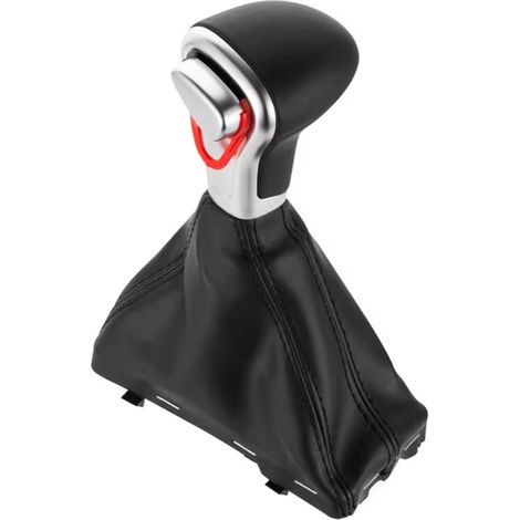 Pommeau de levier de vitesse automatique avec manchon pour Audi A3 8P, A4 B8, A5 8T/8F, A6 C6 S-Line
