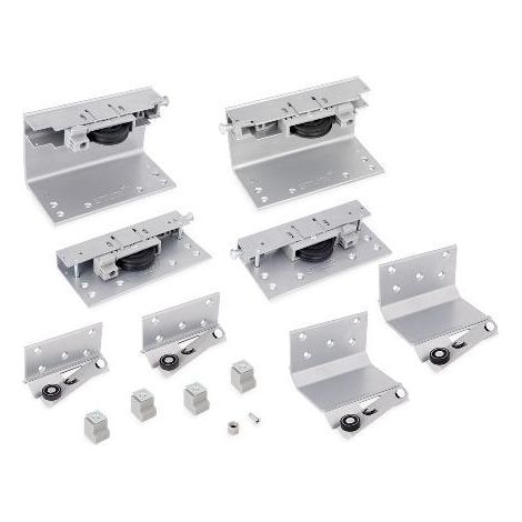 Kit herrajes para puertas correderas Space+ - 3 puertas max. 30mm