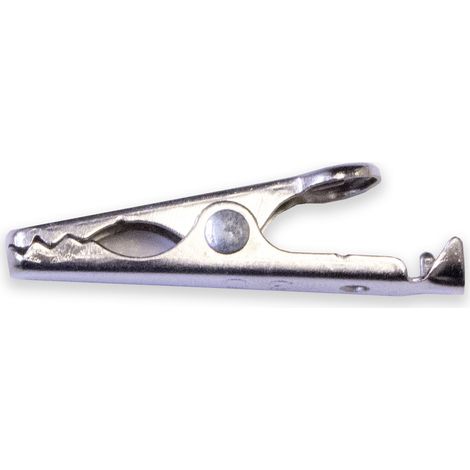 Mueller Electric BU-30 Miniatur-Krokodilklemme Stahl Klemmbereich max.: 4.80 mm Länge: 27.69 mm 1 St
