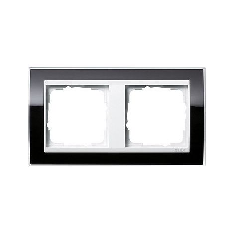 GIRA 0212733, MASCHERINA PER PRESE, 2 MODULI