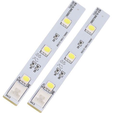 Lot de 2 panneaux lumineux LED pour réfrigérateur/congélateur, compatibles avec les appareils Electrolux BCD SL300LED001 (12 V CC). (1/5)