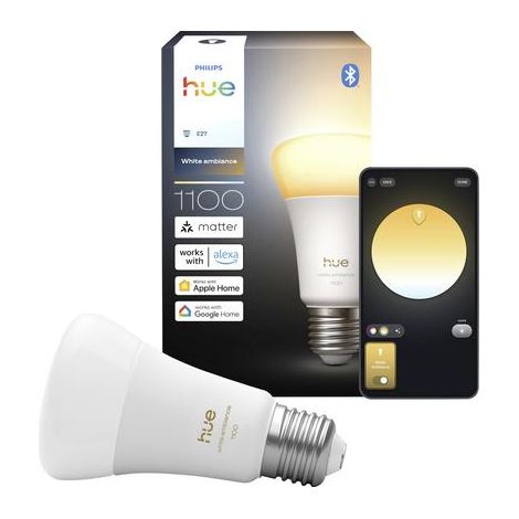 Philips Hue WA Lampadina Connessa Bianca 10,5 W
