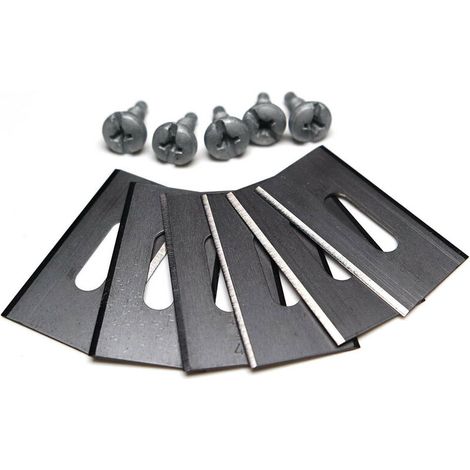 Lot de 30 lames de gazon pour Husqvarna avec double lame aiguisée en acier inoxydable, (1/5)