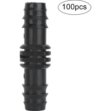 Raccord de tuyau pivotant en PP, accessoires pour système d'arrosage et d'irrigation de jardin, 16 mm (100 pièces, traversant droit de 16 mm) (1/5)