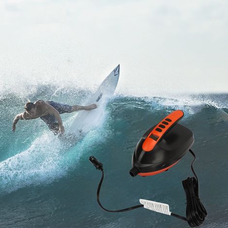 Pompe à air électrique HT-781 12 V pour voiture, 16 PSI, idéale pour gonfler planches de SUP, planches de surf, bateaux, tentes et kayaks. (1/5)