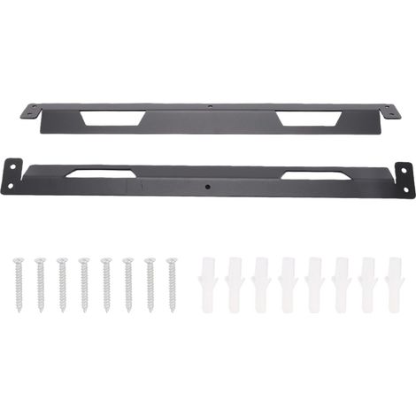 Metal Toolbox Holder with Rustproof Coating and Pre-Drilled Holes for Toolboxes, Wall-Mounted Storage for Garage Workshop Organizers (Large 2) (1/5)