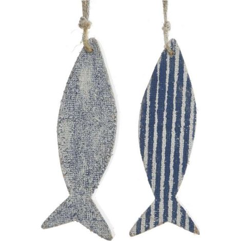 Pesce decorativo MDF e corda