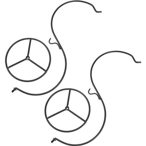 Support mural en fer pour bouteilles, compatible avec les présentoirs décoratifs, lot de 2 avec base stable. (1/5)