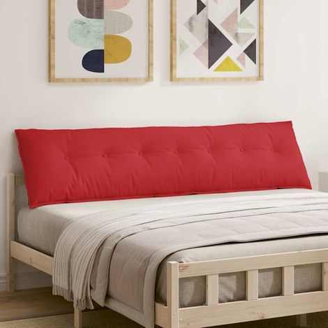 Rückenkissen Rot 200 x 19 x 50 cm Stoff