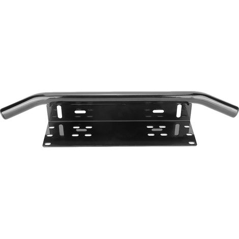 Support de plaque d'immatriculation avant en aluminium avec support de montage pour barre lumineuse LED pour voiture SUV camion
