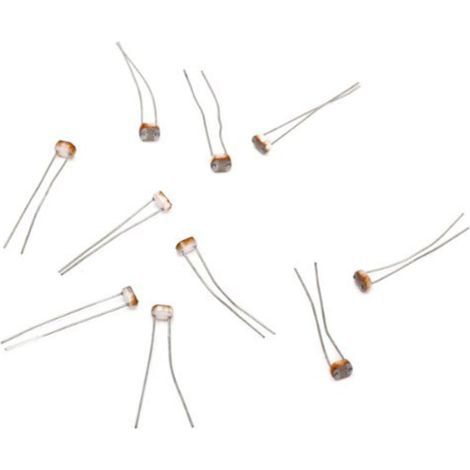 Photorésistances Gl5528 Ldr Sensibles à Lumière Composants Électriques Lot de 10 pour Détecteur Lumière Intérieur et Veilleuse Automatique (1/5)