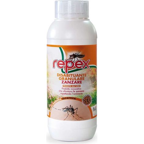 Repex Disabituante Granulare Zanzare 1L - Repellente Naturale per Giardini
