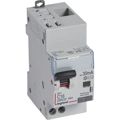 Differentieel Automaat DX3 1P+N Karakteristiek C 16A 30mA 6kA - LEG410801