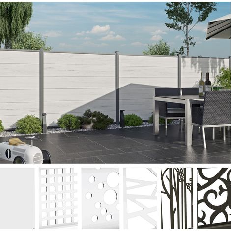 ECOSTECK-Gitterfüllung Bambus ANTHRAZIT, 20 x 280 x 1800 mm (1/3)