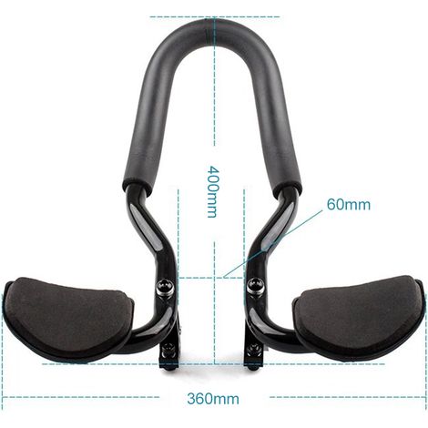 Guidon Triathlon Réglable avec Accoudoirs Multi-Positions pour Vélo de Route Aérodynamique (1/5)