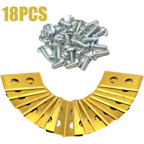 lame de Robot de pelouse placage lame de pour tondeuse Robot Worx Landroid lame de avec vis- 18pcs[D1679]