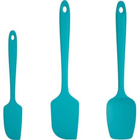 Spatule En Silicone - Résistance À La Chaleur Jusqu'à 315 °C - Sans BPA - Conception Sans Jointure - Pour Cuisson Et Pâtisserie - Lot De 3
