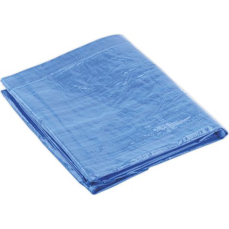 Sealey Tarpaulin 2.44 x 3.05m - Blue TARP810 (1/2)