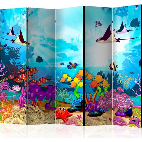 Paravent 5 Volets "Underwater Fun" 172x225cm (1/2)