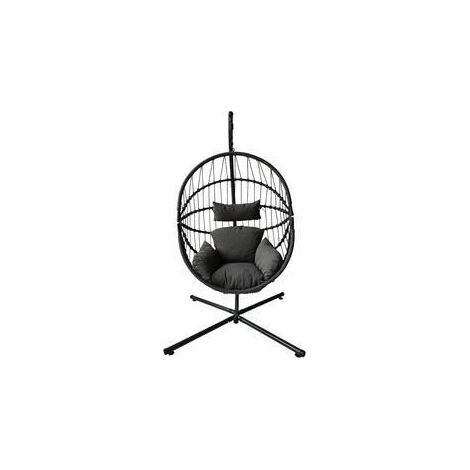 C POLTRONA SOSPESA ACC POLYRAT 108X192CM AURA