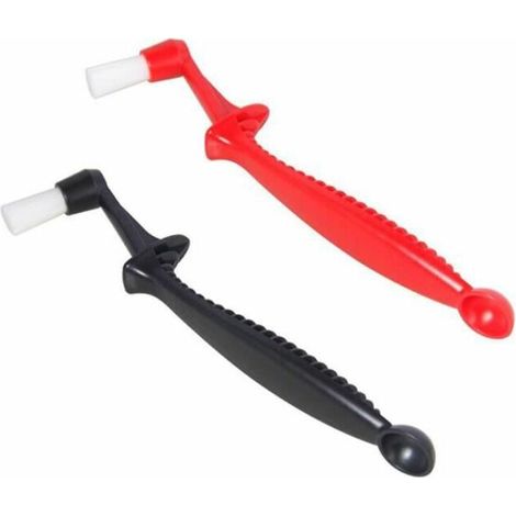royaluxe - Broyeur Brosses Machine À Café Brosse De Nettoyage Machine À Expresso Brosse De Nettoyage Café Crasse Brosse RougePratique et pratique (1/3)