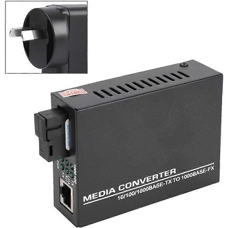 Convertisseur Fibre Optique Monomode Émetteur-Récepteur Ethernet 1000Mbps, Transceiver Média RJ45 à SFP, Conversion Réseau Gigabit, Boîtier Industriel, Portée Longue Distance (1/5)