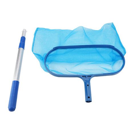 Mesh net for pool leaf skimmer with telescopic pole, effective cleaning tool for bathtub and pond (1/5)