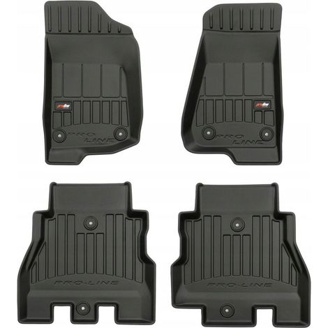 ALFOMBRAS DE GOMA JEEP WRANGLER JL desde 2017 - CANALETA 3D (1/5)