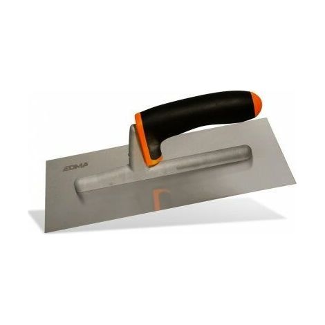 ALLIANDISPlatoir à enduit lame inox courbée 280 x 125 mm – Poignée Pro bi-matière pour confort – Application précise d'enduit sur joints (1/4)