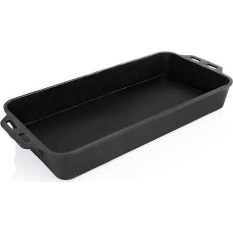 Plat à rôtir fonte 81 x 37 x 10,5 cm 2 poignées latérales - Was Germany (1/2)