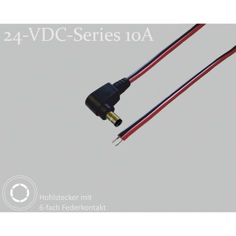 BKL Electronic 075903 DC-Steckverbinder DC-Hohlstecker - verzinnt 5.5 mm 2.5 mm 1.5 m 1 St. Single (1/2)