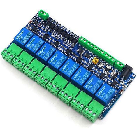 8-Kanal-12V-Relaismodul Modbus RTU mit RS485 für einfache Integration