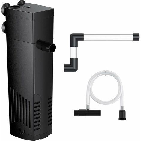 Filtro interno per acquario, pompe e filtri per acquari d'acqua dolce o salata, acquari per tartarughe, da 20 a 40 litri