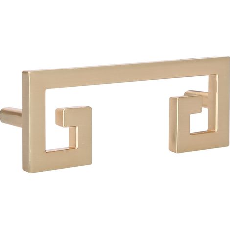 Poignées de porte en alliage de zinc, style géométrique doré, pour tiroir de bureau ou de placard.