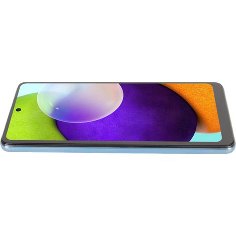 Écran tactile complet pour Samsung Galaxy A52 4G, 6,5 pouces, avec capteur d'empreintes digitales et kit d'outils de réparation, compatible modèle SM-A525F/A536, couleur bleu.