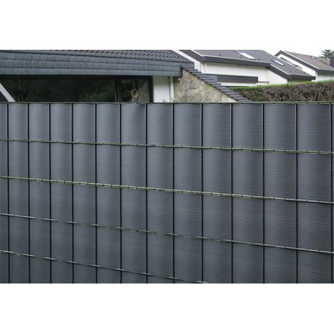 PVC-Streifen Comfort 2,015x0,19m,anthrazit,5 Stück