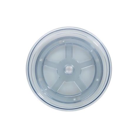 Plateau tournant WENKO Victoria 2er transparent pour cuisine organisateur cuisine accessoires de cuisine rangement placard cuisine plateau tournant silicone 360° tournant gagner de la place cuisine (1/5)
