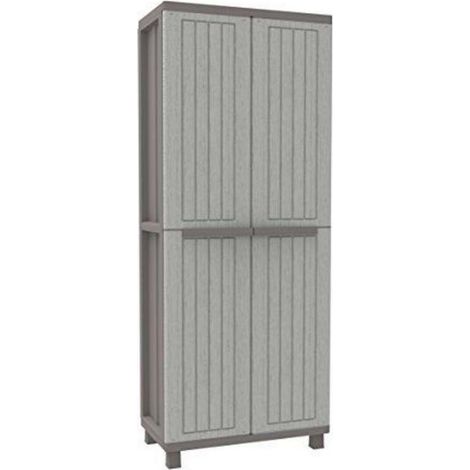 2-halteschrank mit 3 verstellbaren ripianen 68x37,5x170 cm 1002717