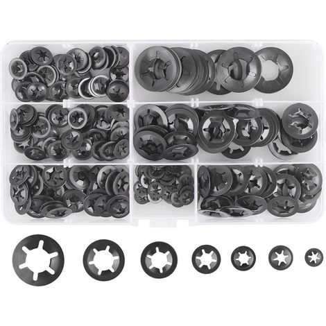 Assortiment de rondelles frein, paquet de 280 pièces pour une fixation sécurisée (1/5)