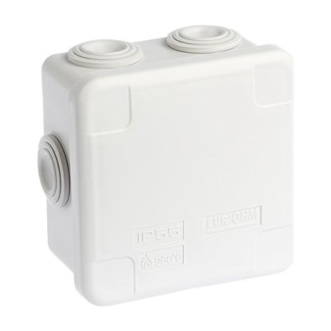 BOÎTE DE DÉRIVATION EUROHM IP55 80X80X45MM EUR50003
